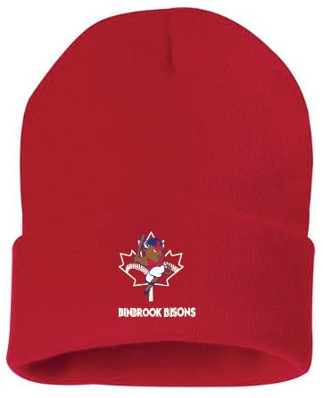 BINBROOK BASEBALL ROLL UP WINTER HAT